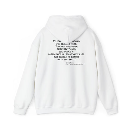 Better World - Inspirational Quote Hoodie — "You Are Stronger Than You Think" Back Print