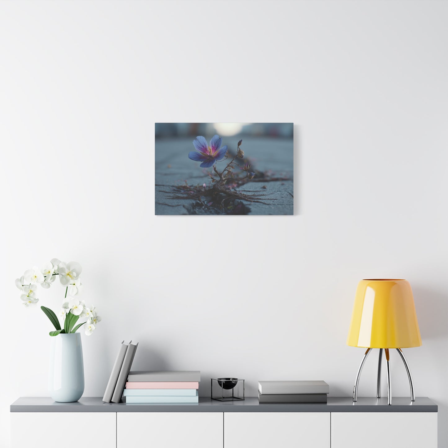 Defiance Through Concrete: Resilient Floral Macro, Urban Nature Photography--1aceswild.myshopify.com