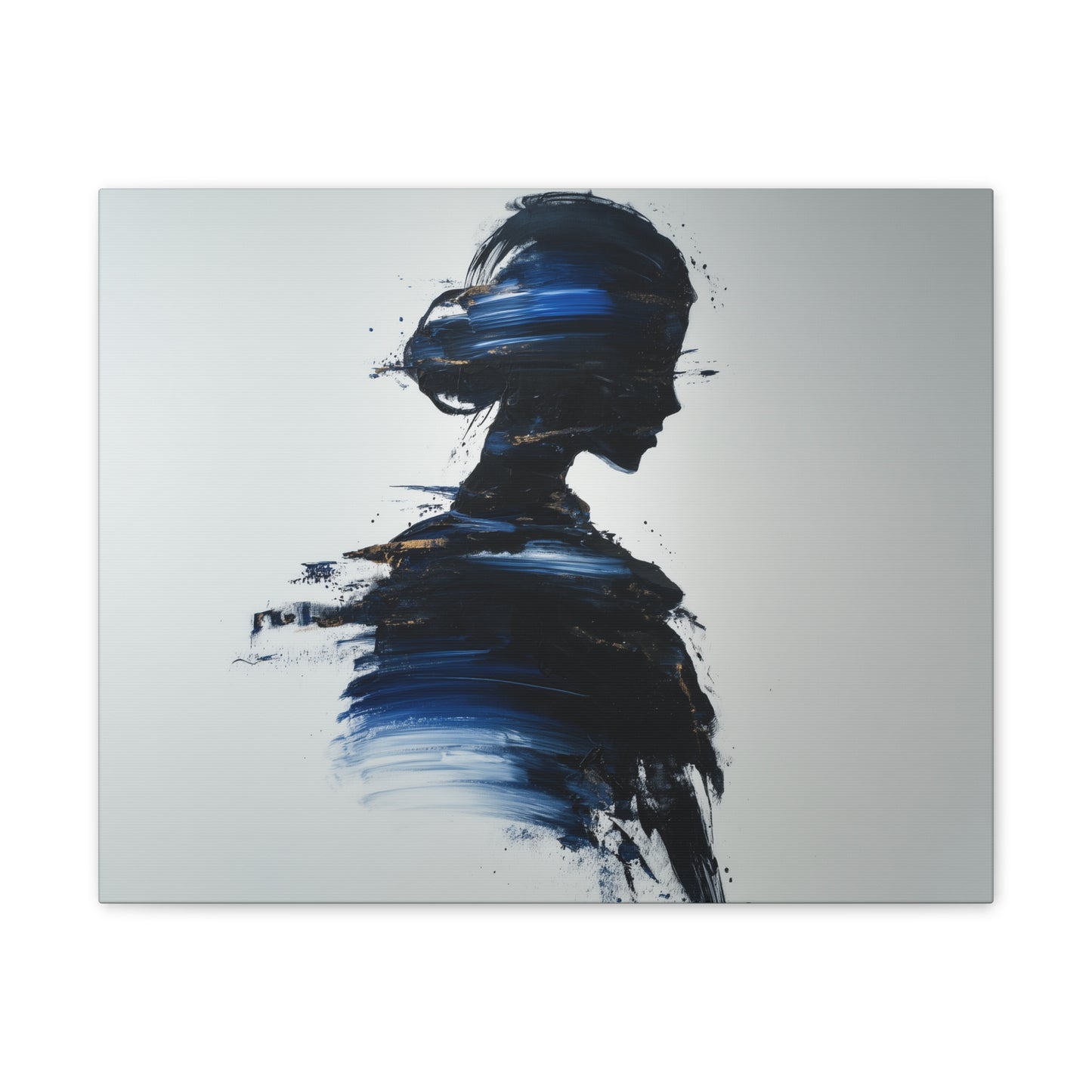 Silhouette of Beauty -Stylish Abstract Canvas Art Print, Modern Home Decor, Wall Art, Chic Living Room Accent, Unique Gift Idea