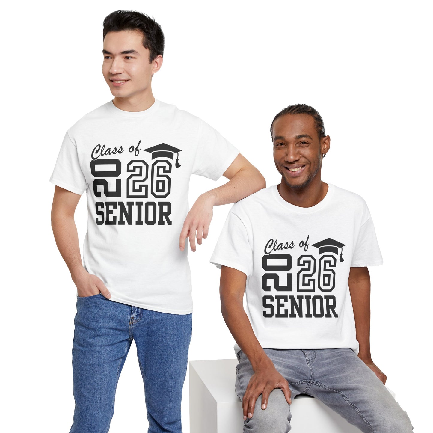2026 Senior -Class of 2026 Graduation Tee, Unisex Heavy Cotton Shirt, Senior T-Shirt, Personalized Graduation Gift, Class Reunion Apparel, 2026 [...]