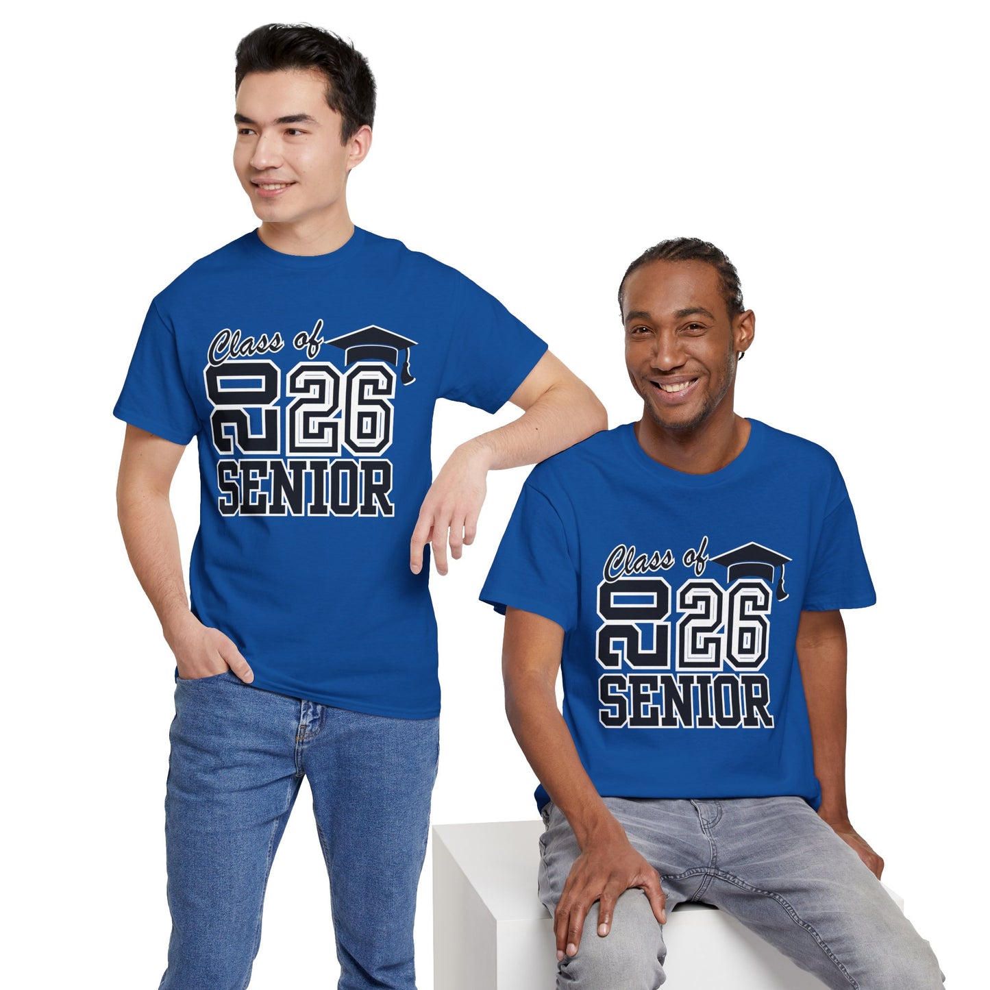 2026 Senior -Class of 2026 Graduation Tee, Unisex Heavy Cotton Shirt, Senior T-Shirt, Personalized Graduation Gift, Class Reunion Apparel, 2026 [...]