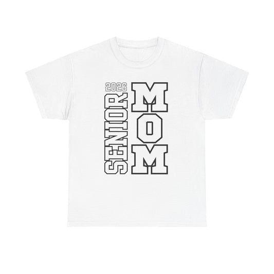 Senior Mom-Class of 2026 Graduation Tee, Unisex Heavy Cotton Shirt, Senior T-Shirt, Personalized Graduation Gift, Class Reunion Apparel, 2026 [...]