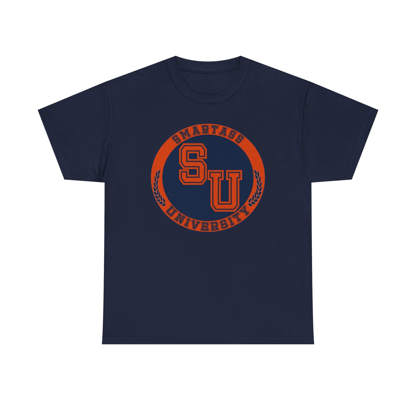 Unisex Heavy Cotton Tee with SU University Design | College Apparel, Graphic Tee, Gift for Students, Campus Wear, Casual Fashion