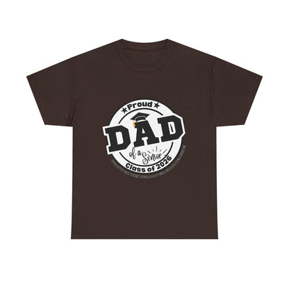 Senior Dad -Class of 2026 Graduation Tee, Unisex Heavy Cotton Shirt, Senior T-Shirt, Personalized Graduation Gift, Class Reunion Apparel, 2026 [...]