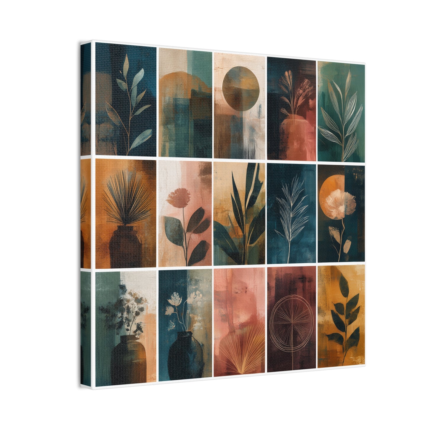 Natures Green Series #8 -Botanical Wall Art, Nature-Inspired Home Décor, Eco-Friendly Canvas Print, Greenery Art Piece, Living Room Wall Hanging