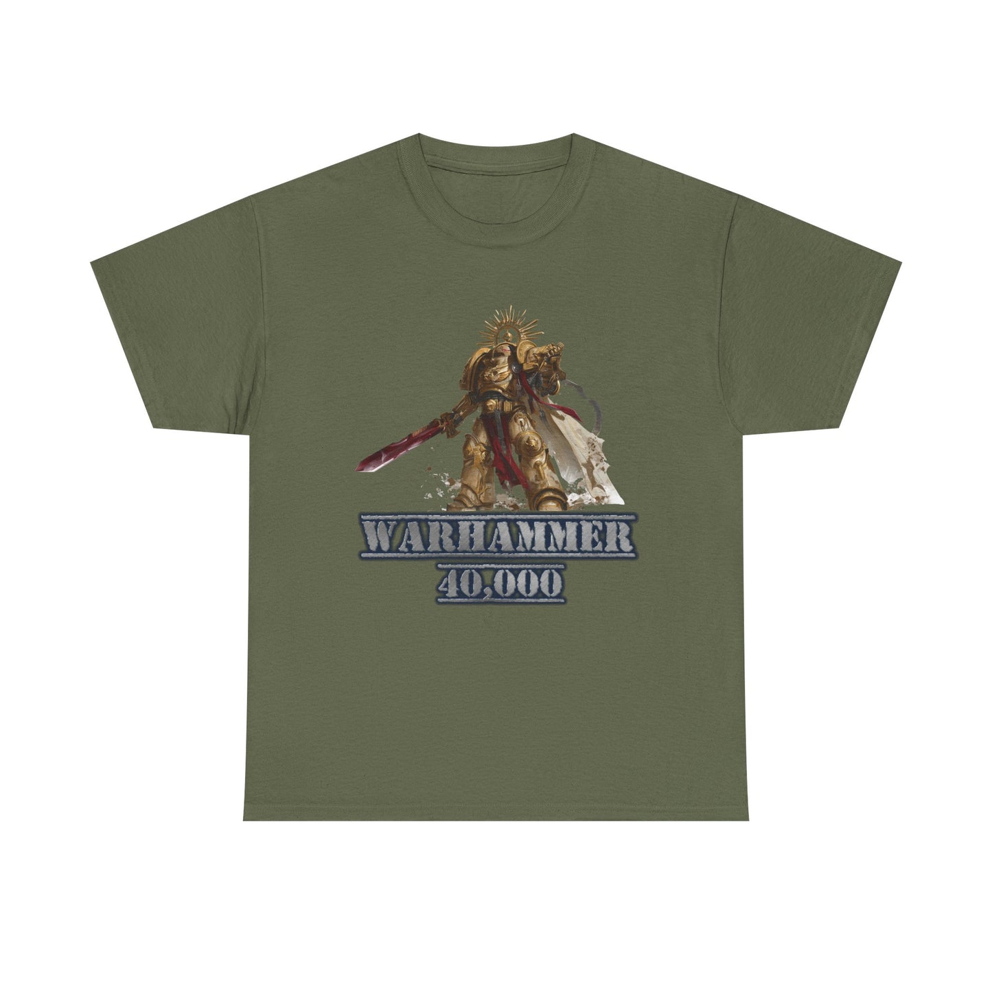 Warhammer 40,000 Unisex Heavy Cotton Tee, Gamer T-Shirt, Nerd Apparel, Gaming Gift, Casual Wear