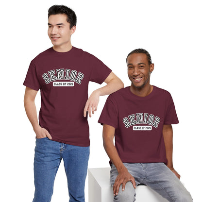 Senior 2026 -Class of 2026 Graduation Tee, Unisex Heavy Cotton Shirt, Senior T-Shirt, Personalized Graduation Gift, Class Reunion Apparel, 2026 [...]