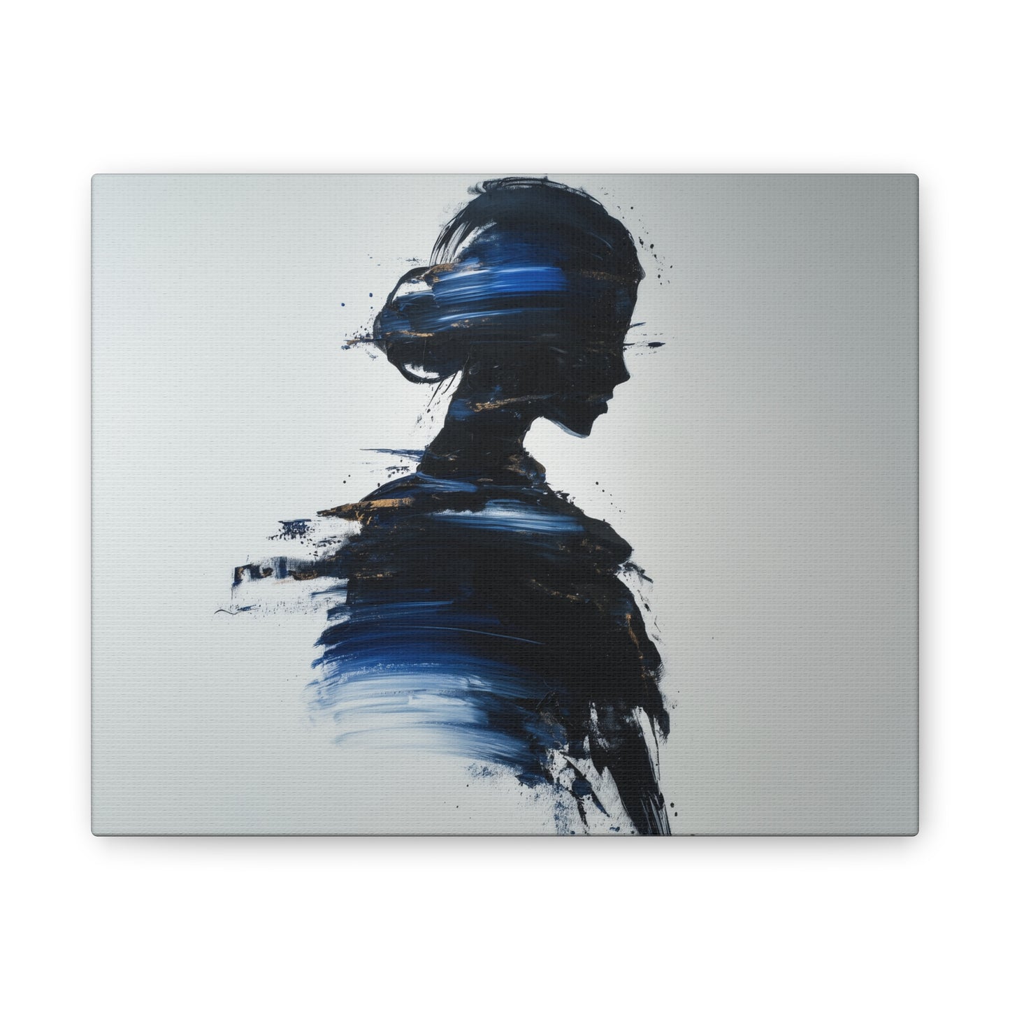 Silhouette of Beauty -Stylish Abstract Canvas Art Print, Modern Home Decor, Wall Art, Chic Living Room Accent, Unique Gift Idea