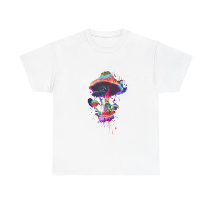 Colorful Psychedelic Mushroom Tee,