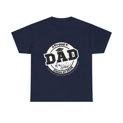 Senior Dad -Class of 2026 Graduation Tee, Unisex Heavy Cotton Shirt, Senior T-Shirt, Personalized Graduation Gift, Class Reunion Apparel, 2026 [...]