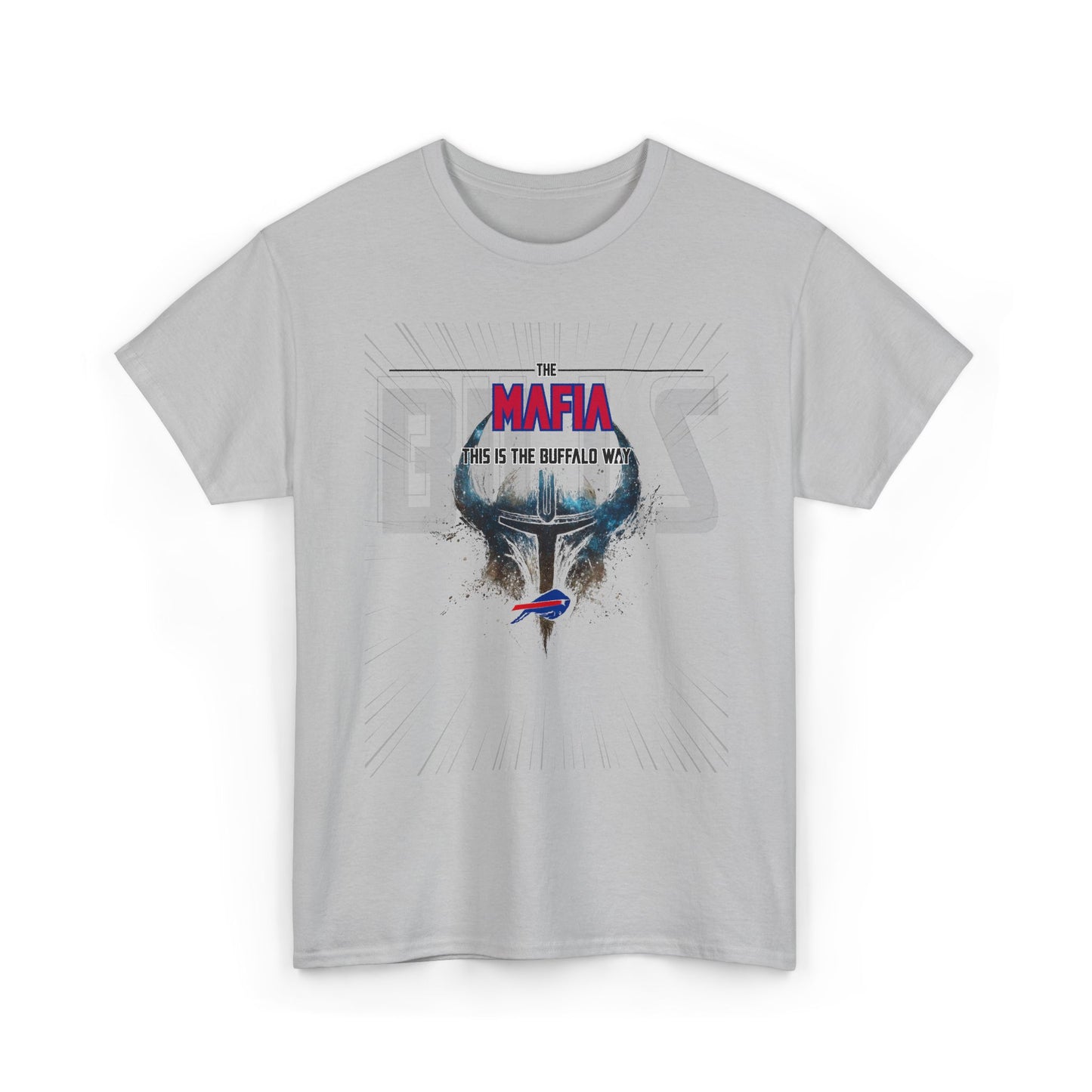 Buffalo Bills This Is The Way -Heavy Cotton Tee - Unisex Fan Shirt, Game Day Apparel, Sports Merchandise, Birthday Gift, Tailgate Outfit