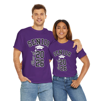 Class of 2026 Graduation Tee, Unisex Heavy Cotton Shirt, Senior T-Shirt, Personalized Graduation Gift, Class Reunion Apparel, 2026 [...]