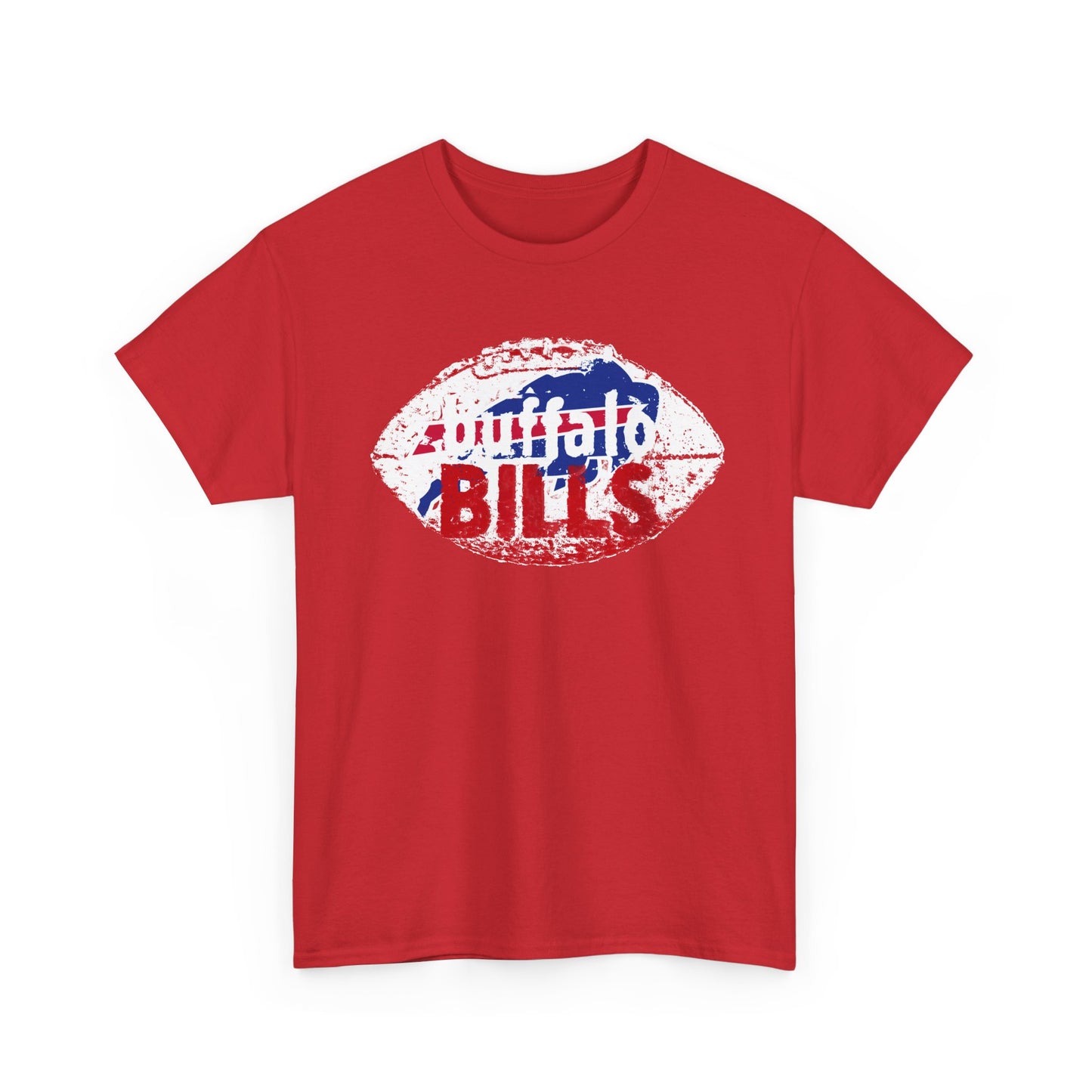 Buffalo Bills Football -Unisex Heavy Cotton Tee - Sports T-Shirt, NFL Fan Gear, Game Day Apparel, Gift for Him/Her, Athletic Wear