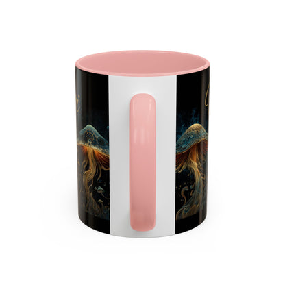 Dark Fantastic Fungi Coffee Mug - Magical Ocean Mushroom Art (11/15oz)