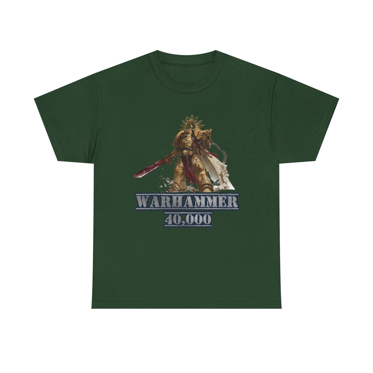 Warhammer 40,000 Unisex Heavy Cotton Tee, Gamer T-Shirt, Nerd Apparel, Gaming Gift, Casual Wear