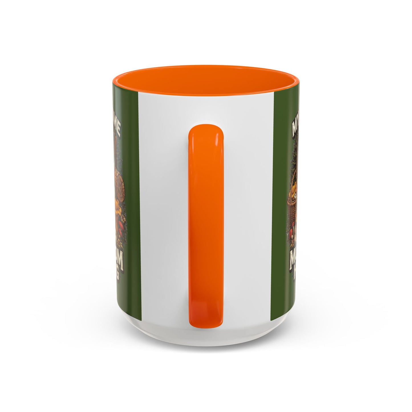 Mug - "My Spore Time Is Spent Mushroom Hunting" Accent Coffee Mug (11/15oz)