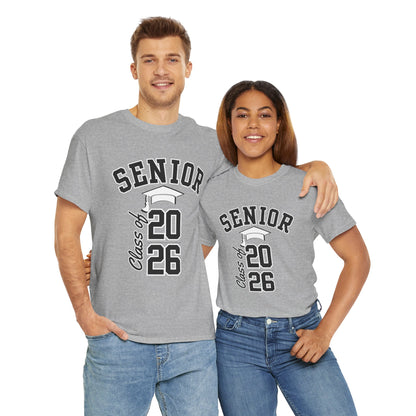 Class of 2026 Graduation Tee, Unisex Heavy Cotton Shirt, Senior T-Shirt, Personalized Graduation Gift, Class Reunion Apparel, 2026 [...]