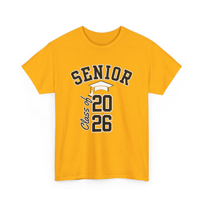 Class of 2026 Graduation Tee, Unisex Heavy Cotton Shirt, Senior T-Shirt, Personalized Graduation Gift, Class Reunion Apparel, 2026 [...]