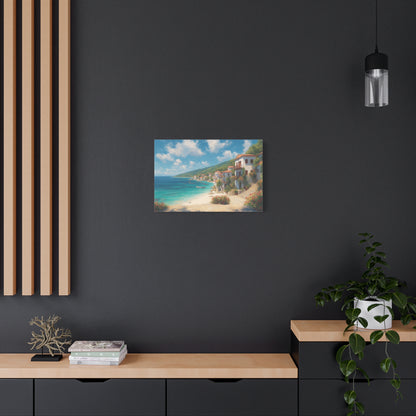 Ocean Front -Coastal Serenity Canvas Print, Beach Decor, Wall Art for Home, Gift for Beach Lovers