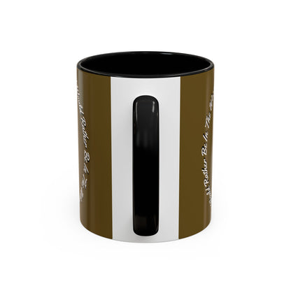 Mushroom Hunting Coffee Mug – "My Spore Time Is Spent" Rustic Forager Accent Mug