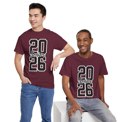 2026 Senior -Class of 2026 Graduation Tee, Unisex Heavy Cotton Shirt, Senior T-Shirt, Personalized Graduation Gift, Class Reunion Apparel, 2026 [...]