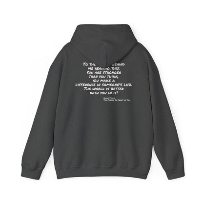 Better World - Inspirational Quote Hoodie — "You Are Stronger Than You Think" Back Print