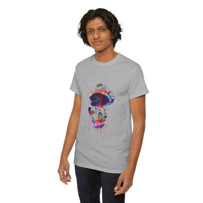 Colorful Psychedelic Mushroom Tee,