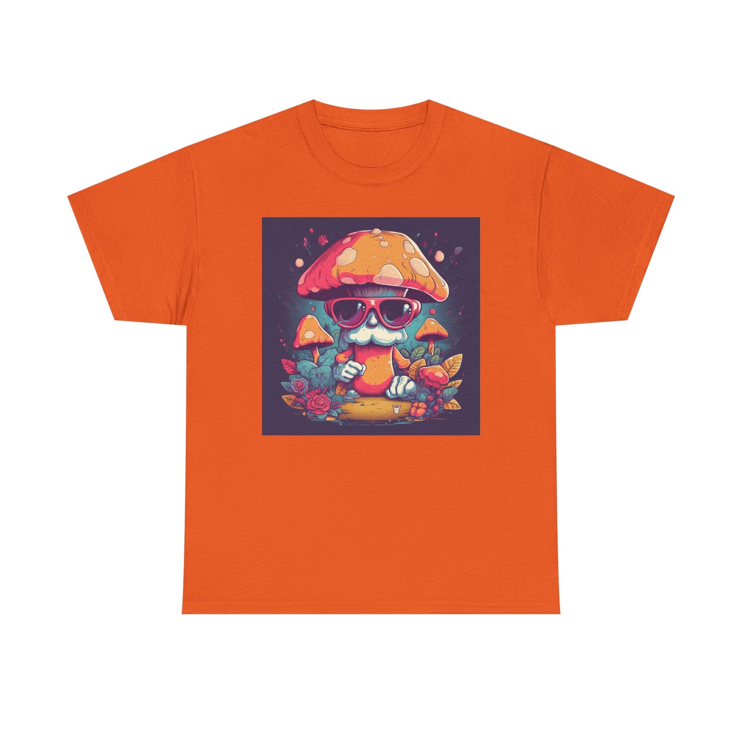 Cool Mushroom Graphic Tee, Retro T-Shirt, Unique Gift for Nature Lovers, Eco-Friendly Apparel, Perfect for Parties and Festivals