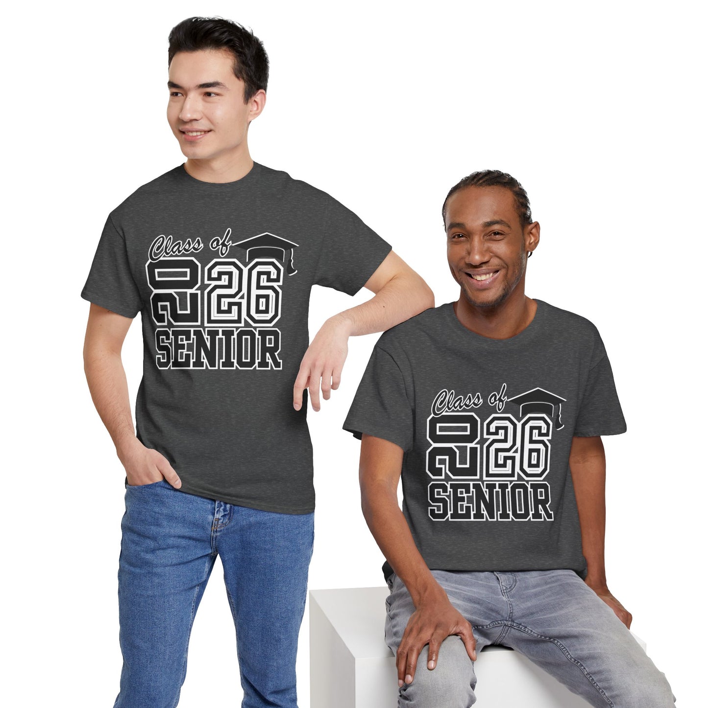 2026 Senior -Class of 2026 Graduation Tee, Unisex Heavy Cotton Shirt, Senior T-Shirt, Personalized Graduation Gift, Class Reunion Apparel, 2026 [...]