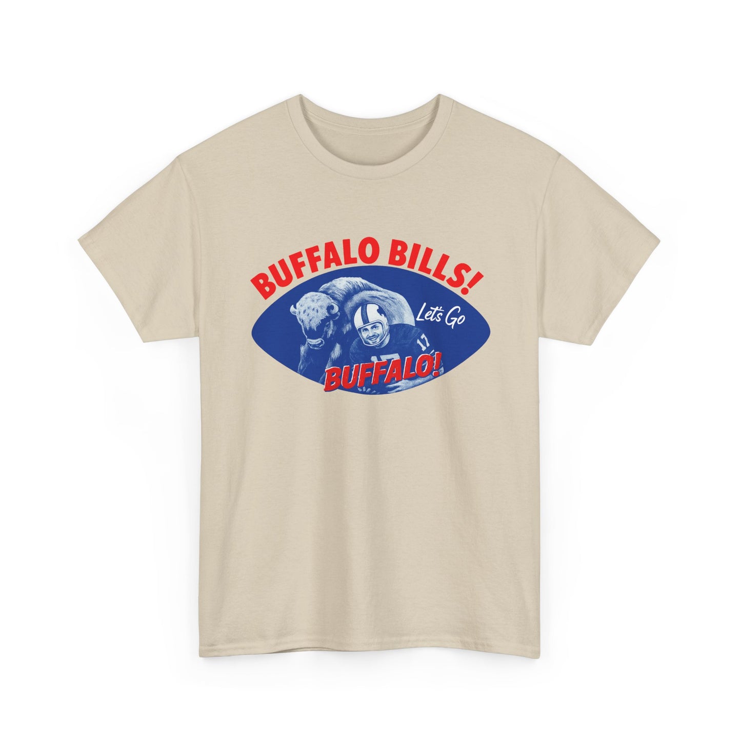 What is Old is New Again Buffalo Bills Tee -Heavy Cotton Tee, unisex sports shirt, fan apparel, game day shirt, gift for football lovers, team pride clothing