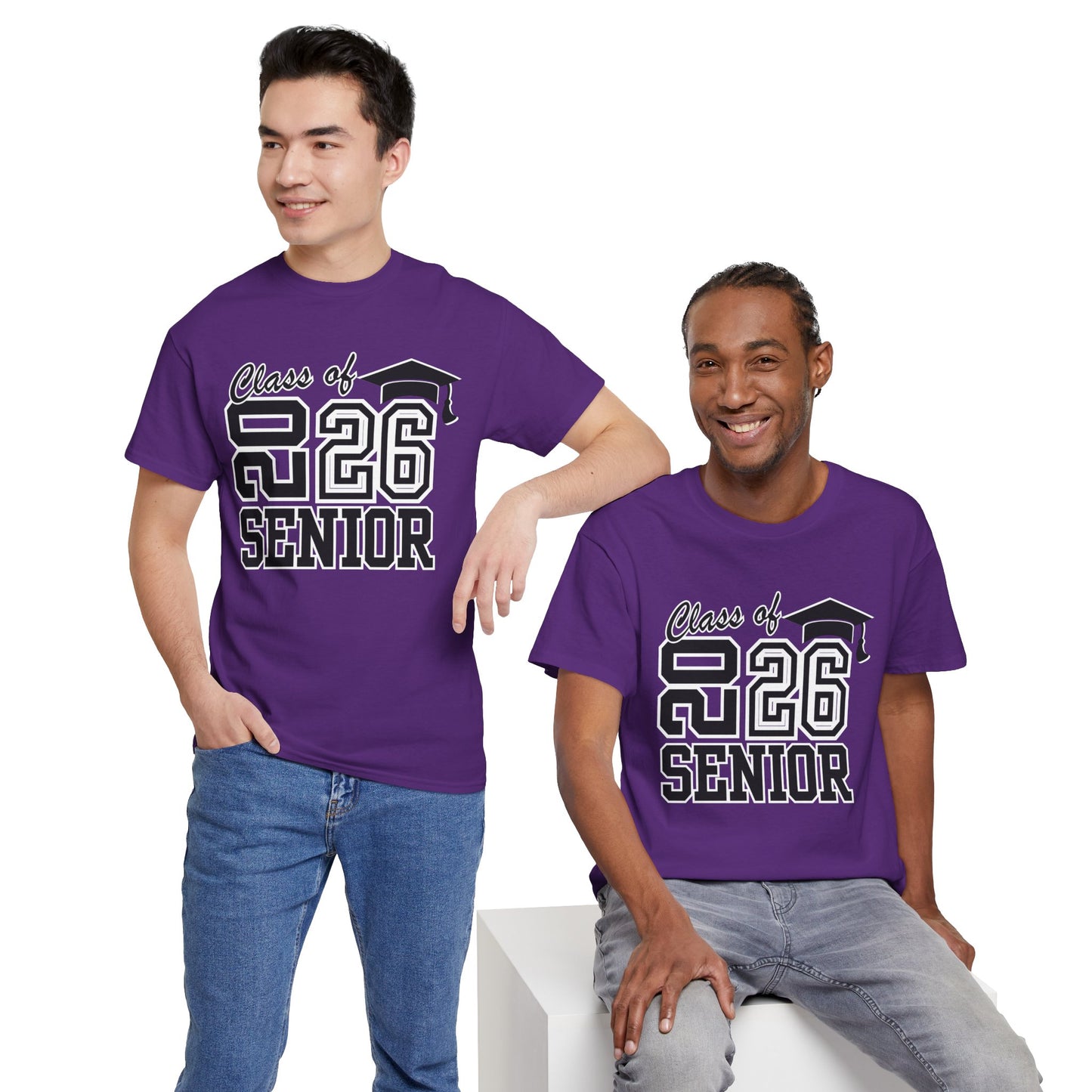 2026 Senior -Class of 2026 Graduation Tee, Unisex Heavy Cotton Shirt, Senior T-Shirt, Personalized Graduation Gift, Class Reunion Apparel, 2026 [...]