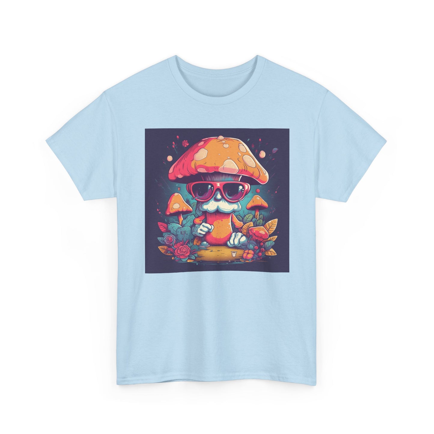Cool Mushroom Graphic Tee, Retro T-Shirt, Unique Gift for Nature Lovers, Eco-Friendly Apparel, Perfect for Parties and Festivals