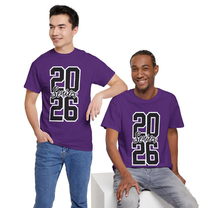2026 Senior -Class of 2026 Graduation Tee, Unisex Heavy Cotton Shirt, Senior T-Shirt, Personalized Graduation Gift, Class Reunion Apparel, 2026 [...]