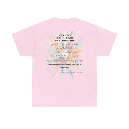Here's Your Answer (colorful sunburst, motivational verse)