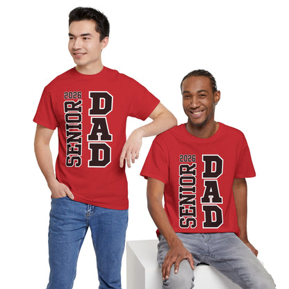 Senior Dad -Class of 2026 Graduation Tee, Unisex Heavy Cotton Shirt, Senior T-Shirt, Personalized Graduation Gift, Class Reunion Apparel, 2026 [...]