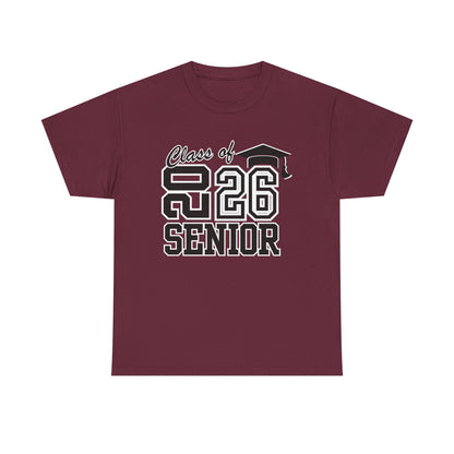 2026 Senior -Class of 2026 Graduation Tee, Unisex Heavy Cotton Shirt, Senior T-Shirt, Personalized Graduation Gift, Class Reunion Apparel, 2026 [...]