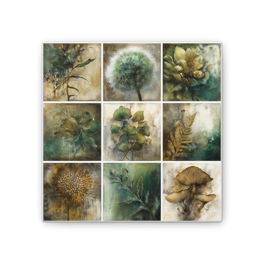 Natures Green Series #4 -Artistic Nature Canvas Wall Art, Plant Decor, Botanical Prints, Home Decor, Eco-Friendly Gift