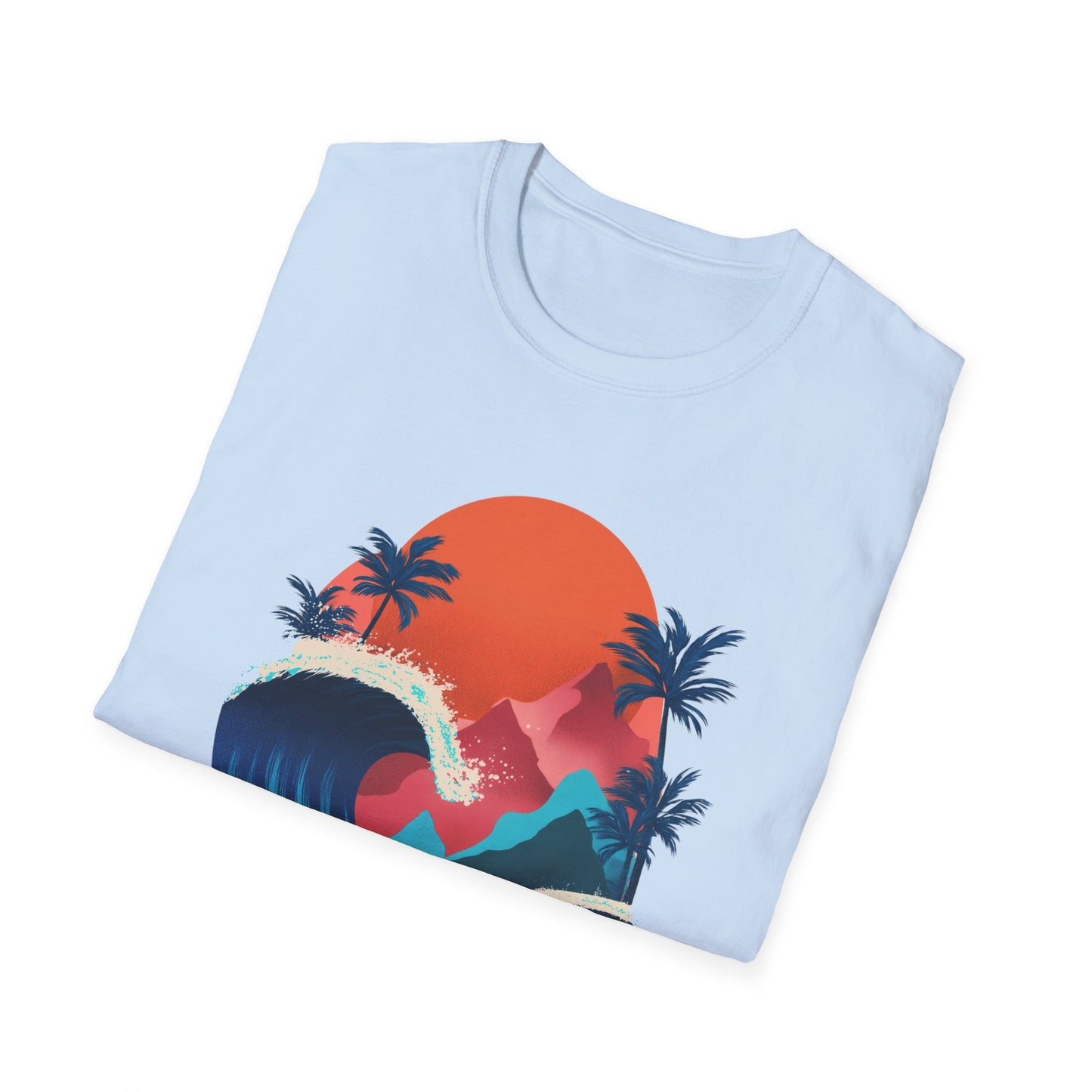 Surf Sunset T-Shirt — Tropical Wave Palm Beach Graphic Tee