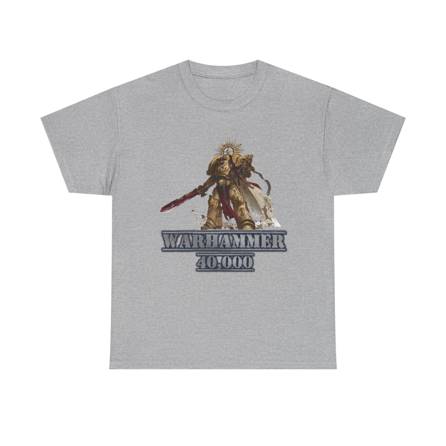 Warhammer 40,000 Unisex Heavy Cotton Tee, Gamer T-Shirt, Nerd Apparel, Gaming Gift, Casual Wear