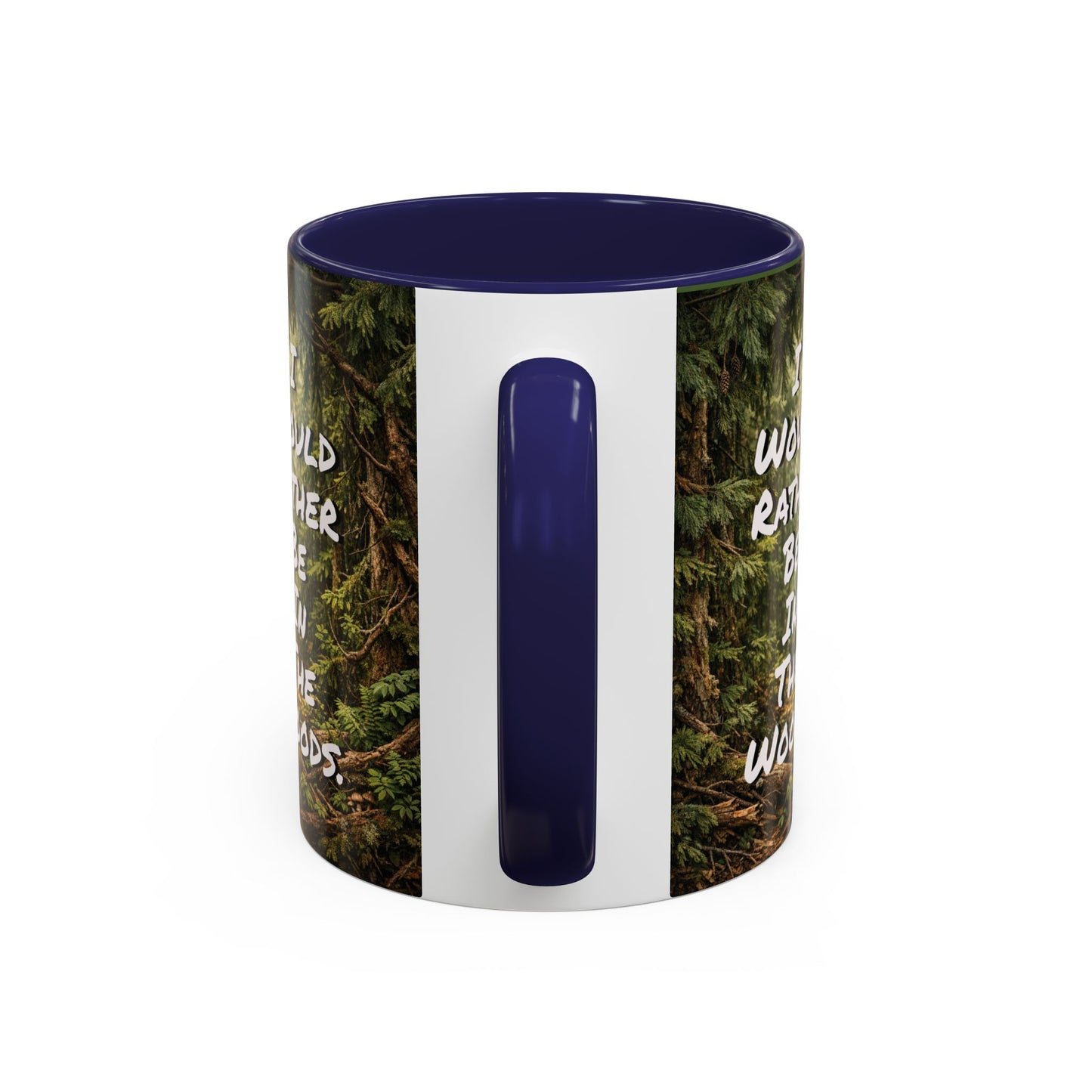 "My Spore Time Is Spent Mushroom Hunting" #2 Accent Coffee Mug (11/15oz)