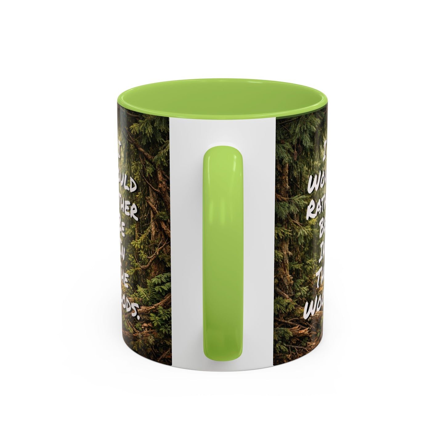 "My Spore Time Is Spent Mushroom Hunting" #2 Accent Coffee Mug (11/15oz)