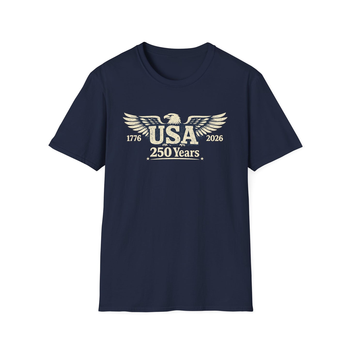 USA 250 Years Graphic T-Shirt — 1776–2026 Bicentennial Eagle Tee