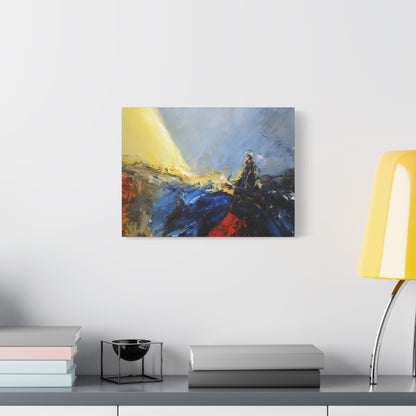 Path Revealed --Abstract Landscape Canvas Art, Colorful Wall Decor, Home Wall Art, Modern Art Print.
