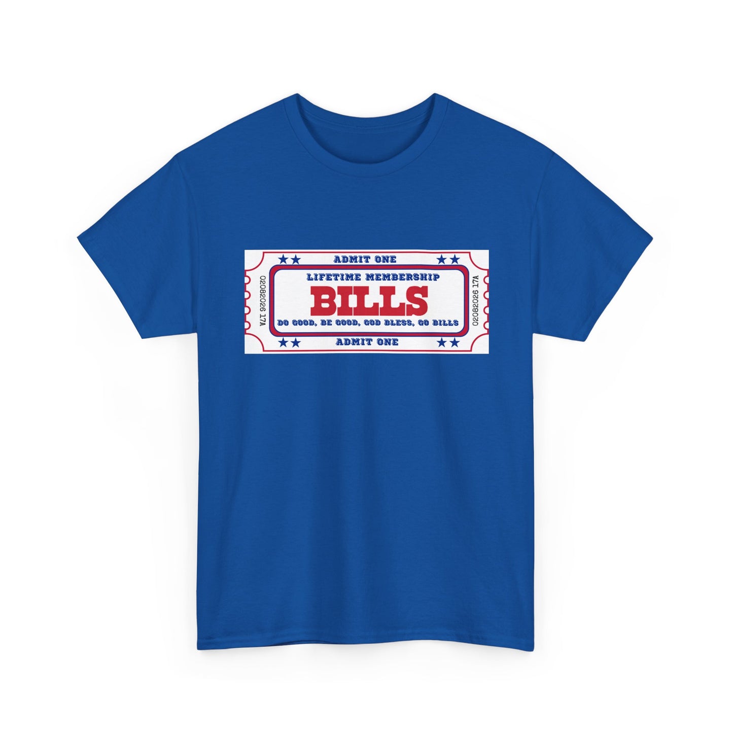 BILL Lifetime Membership - Retro Ticket Style Tee, Vintage Graphic T-Shirt, Casual Outing Shirt, Gift for Friends, Concert, Sports Event Apparel