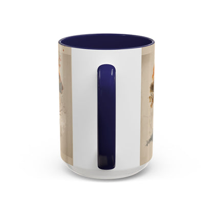 Mushroom Magic Accent Coffee Mug — 11/15oz Ceramic Cup with Woodland Fungi Design