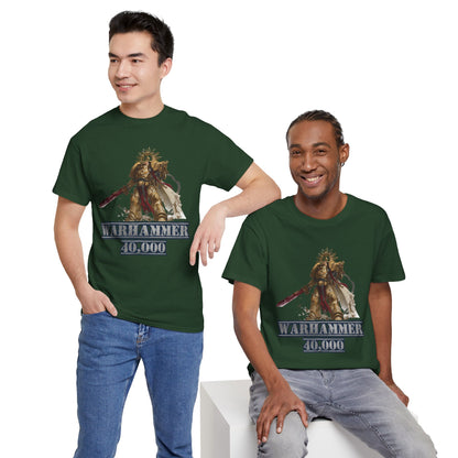 Warhammer 40,000 Unisex Heavy Cotton Tee, Gamer T-Shirt, Nerd Apparel, Gaming Gift, Casual Wear