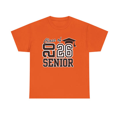 2026 Senior -Class of 2026 Graduation Tee, Unisex Heavy Cotton Shirt, Senior T-Shirt, Personalized Graduation Gift, Class Reunion Apparel, 2026 [...]