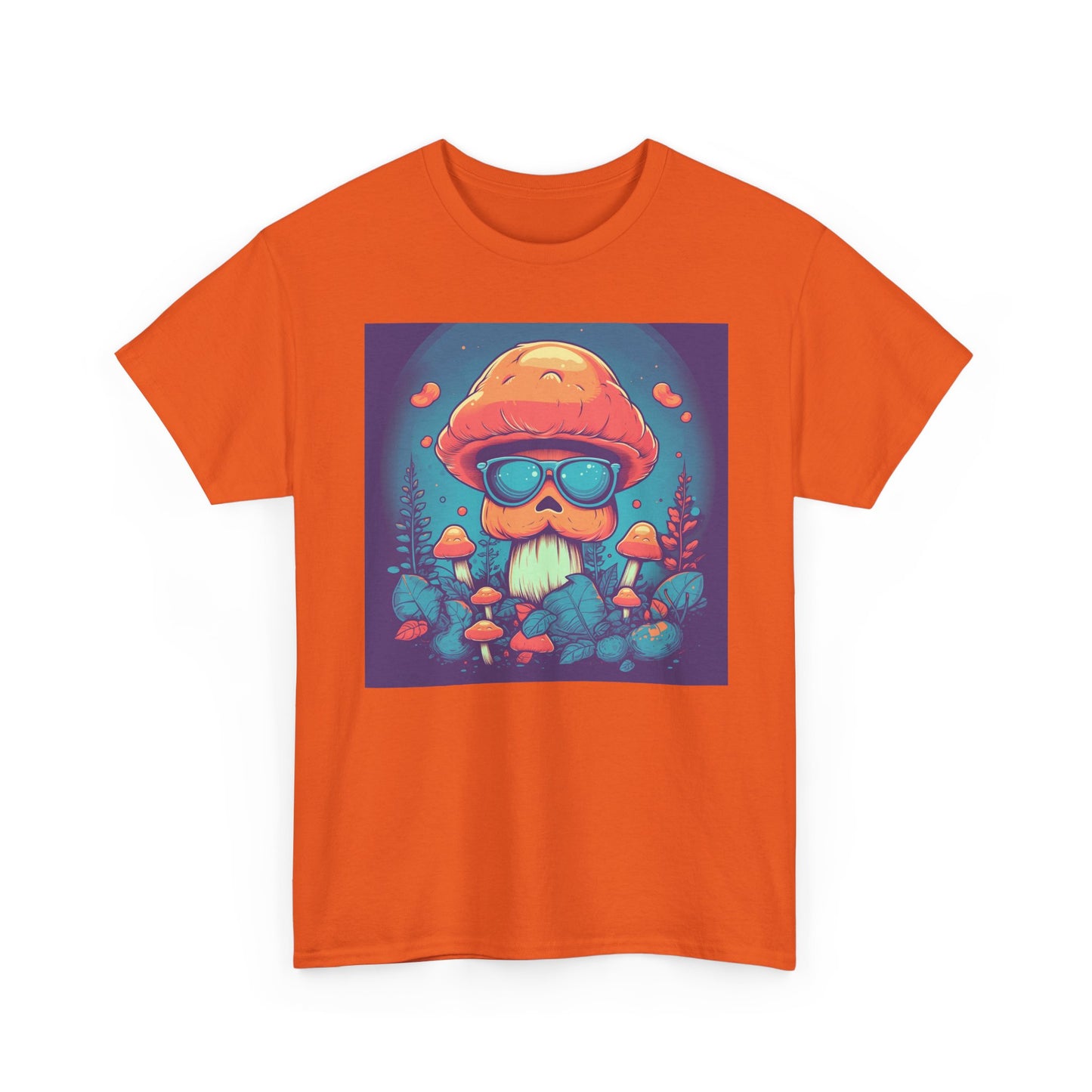 Cool Mushroom Vibes Unisex Tee, Retro Shirt, Gift for Nature Lovers, Chill Outfit, Eco-Friendly Apparel, Summer Wear