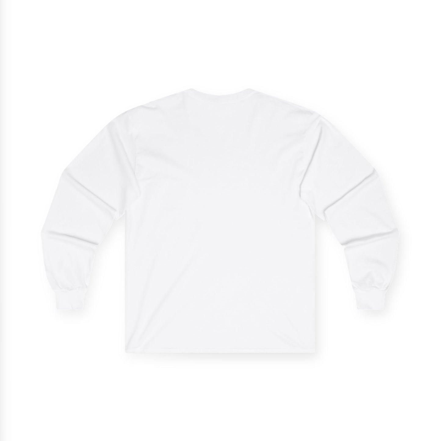 Mushroom Glow Long Sleeve Tee — Blue Watercolor Fungi Art