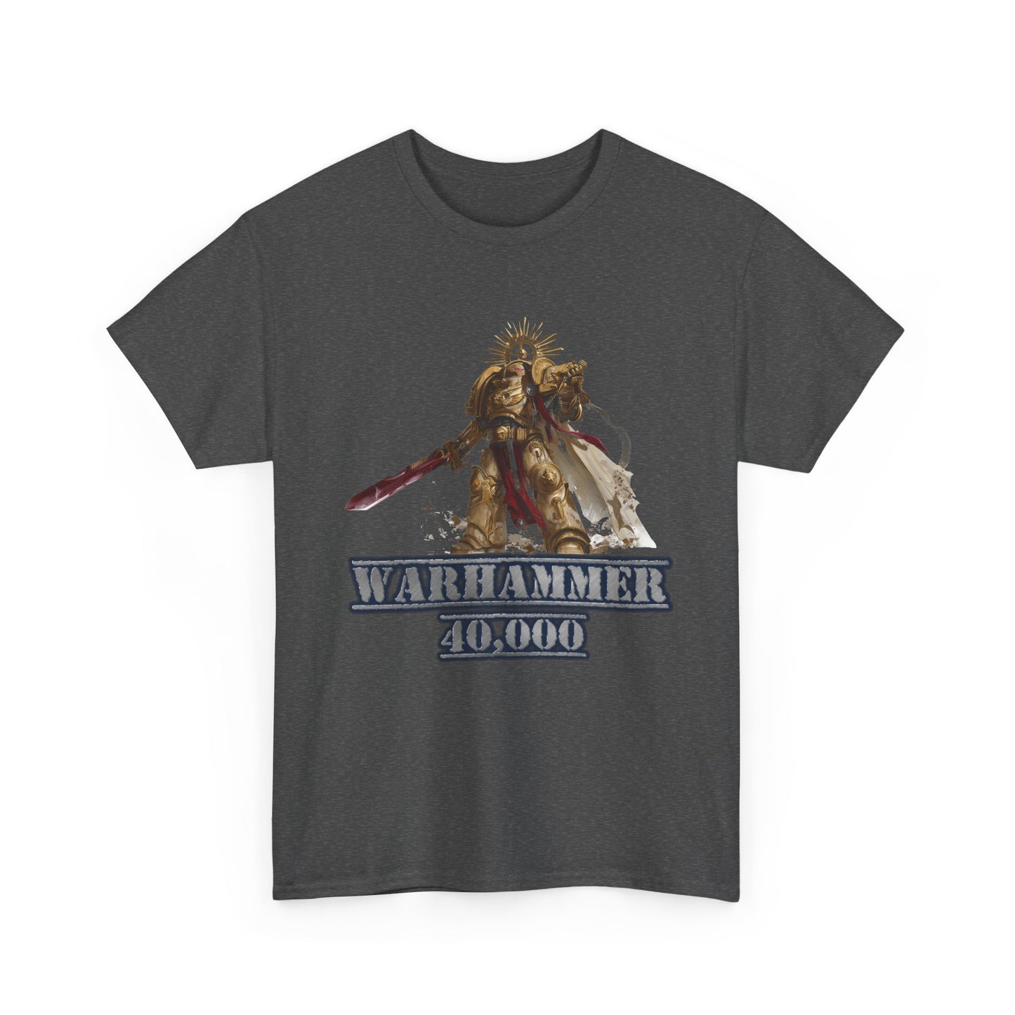 Warhammer 40,000 Unisex Heavy Cotton Tee, Gamer T-Shirt, Nerd Apparel, Gaming Gift, Casual Wear